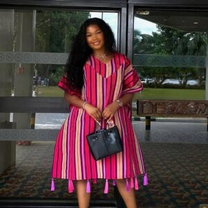 Pink Asoke Bubu Short dress